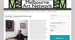 Desktop Screenshot of melbourneartnetwork.com.au